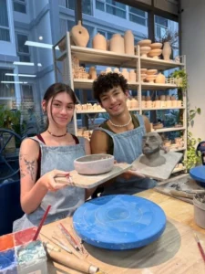 Fun pottery class BKK perfect for couple