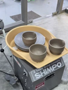 Wheel Throwing Matcha chawan bowl in Clay form